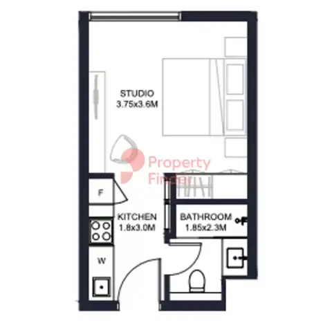 Floor plan, Studio