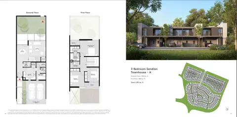 Floor plan, 3 Bed