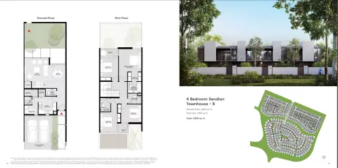 Floor plan, 4 Bed