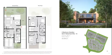 Floor plan, 4 Bed