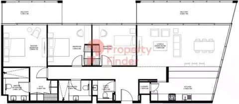 Floor plan, 3 Bed