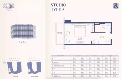 Floor plan, Studio