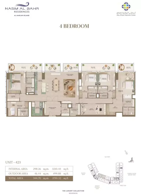 Floor plan, 4 Bed