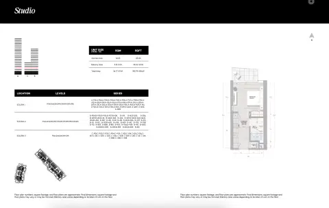 Floor plan, Studio