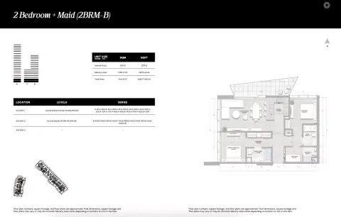 Floor plan, 2 Bed