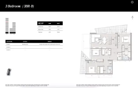 Floor plan, 3 Bed