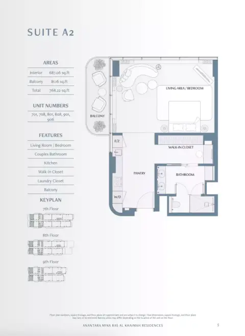 Floor plan, Studio