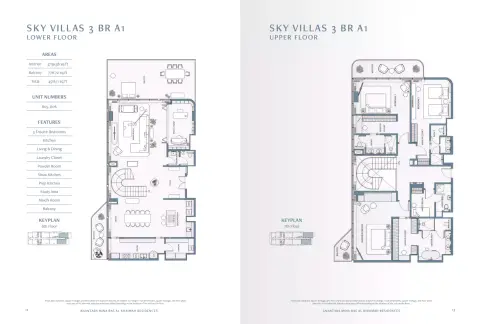 Floor plan, 3 Bed