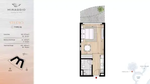 Floor plan, Studio