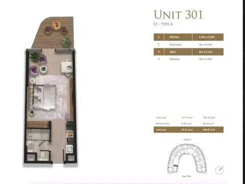 Floor plan, Studio
