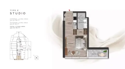 Floor plan, Studio