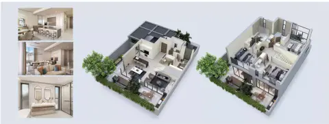 Floor plan, 3 Bed