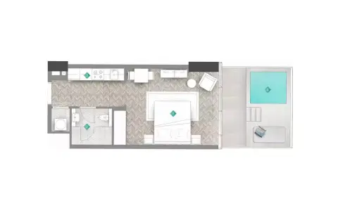 Floor plan, Studio