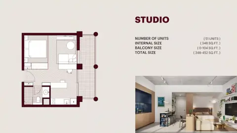 Floor plan, Studio
