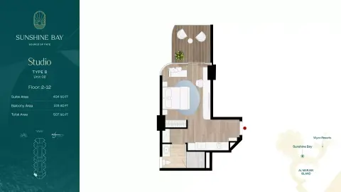 Floor plan, Studio