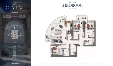 Le Chateau floor plan, 5 Bed, 1,674 sq ft
