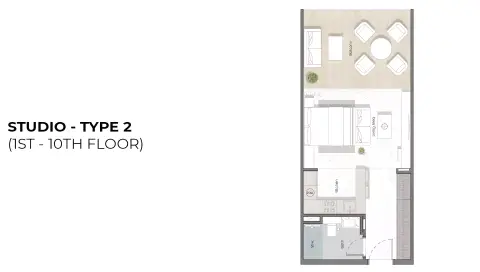 Floor plan, Studio