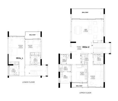 Floor plan, 3 Bed