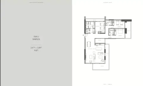 Floor plan, 3 Bed