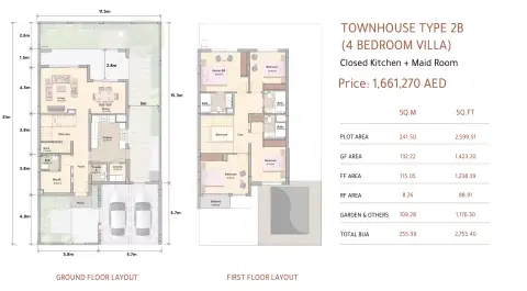 Floor plan, 4 Bed