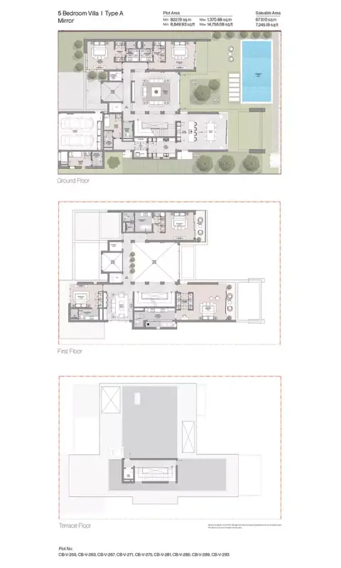 Floor plan, 5 Bed