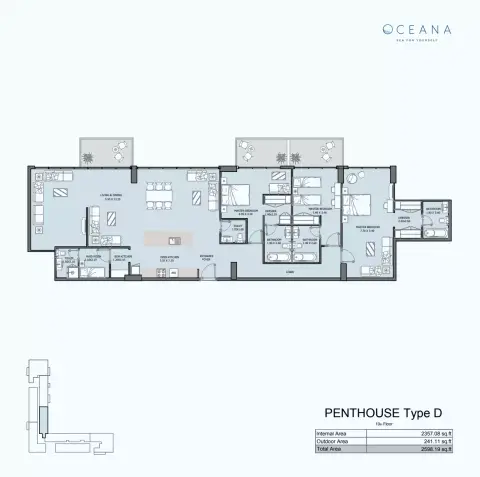 Floor plan, 3 Bed