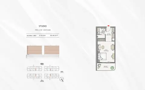 Floor plan, Studio