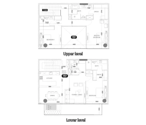 Villa del DIVOS floor plan, 3 Bed, 2,268 sq ft