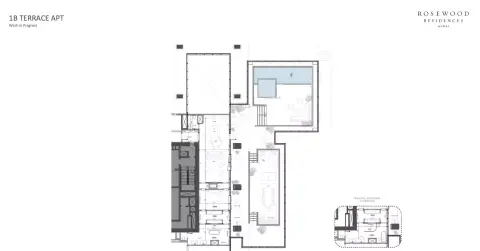 Floor plan, 1 Bed