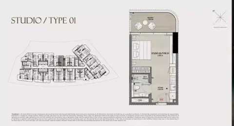 Floor plan, Studio