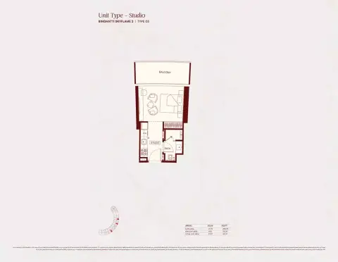 Floor plan, Studio