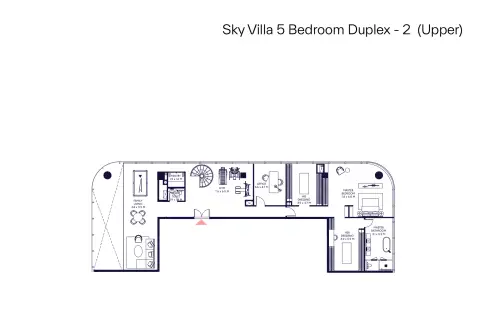 Floor plan, 5 Bed