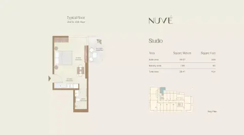Floor plan, Studio