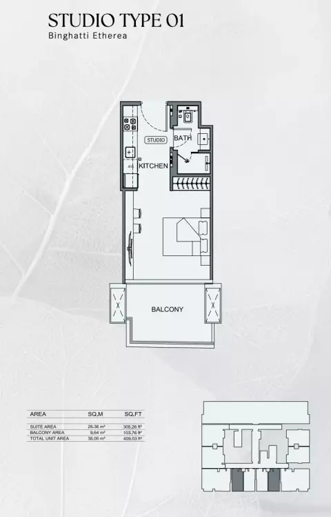 Floor plan, Studio