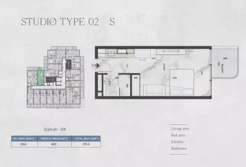 Floor plan, Studio