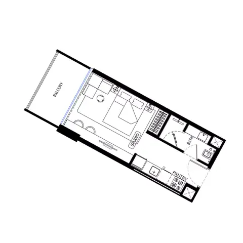 Floor plan, Studio