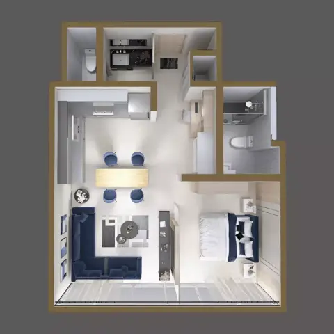 Floor plan, Studio