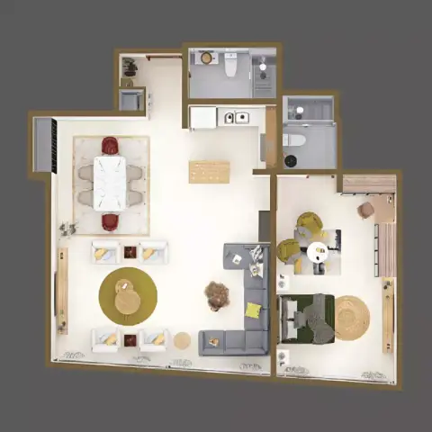 Floor plan, 1 Bed